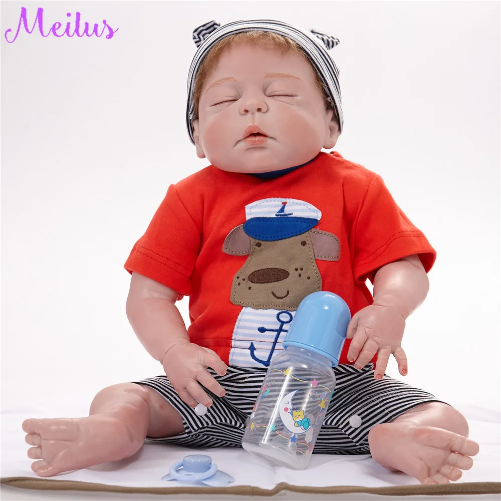 55 см BeBe куклы Reborn 2" реалистичные куклы Reborn для девочек на все тело Мягкие силиконовые реборн Игрушки для коллекции
