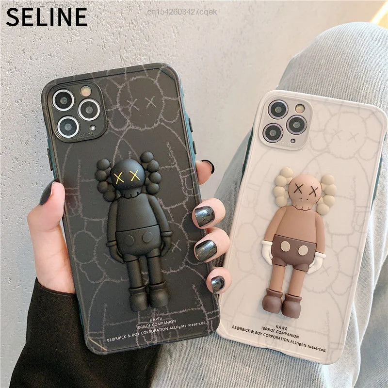 Kawaii K-Kawed Doll Cute Cell Mobile Phone Case For Iphone 12 11 Pro Max XSmax XR Soft Back Cover Cases Man Female Male Girl | Мобильные