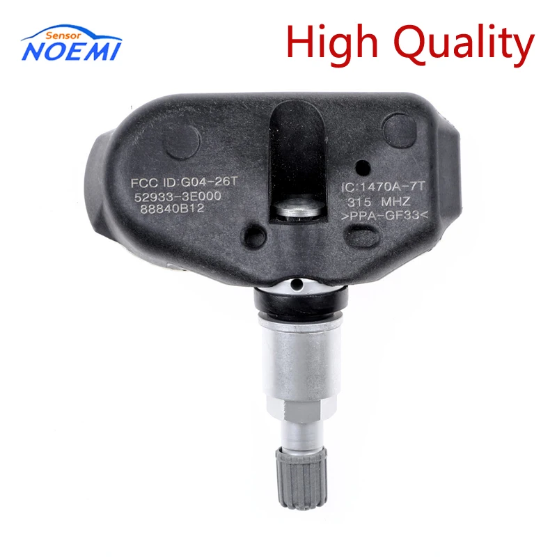 

52933-3E000 529333E000 TPMS For Hyundai Sonata Tiburon Tuscon Kia Sorento Sportage Tire Pressure Monitor Sensor 315MHZ Car