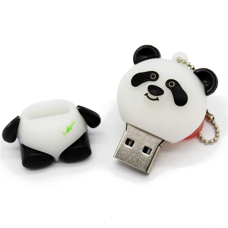 Текстовый мне мультфильм животное usb флэш-накопитель мини прекрасный панда ручка диск специальный подарок мультфильм