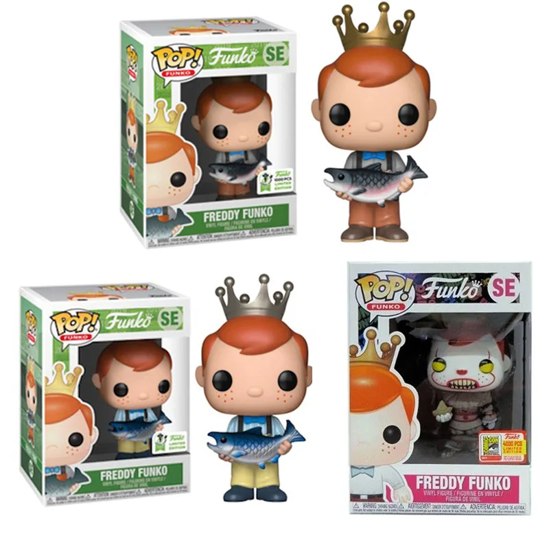 

Funko Pop Freddy Funko SE ECCC Exclusive Vinyl Figures Toys Dolls Freddy Action Figure Collection Model Toys for Kids Boys Gift