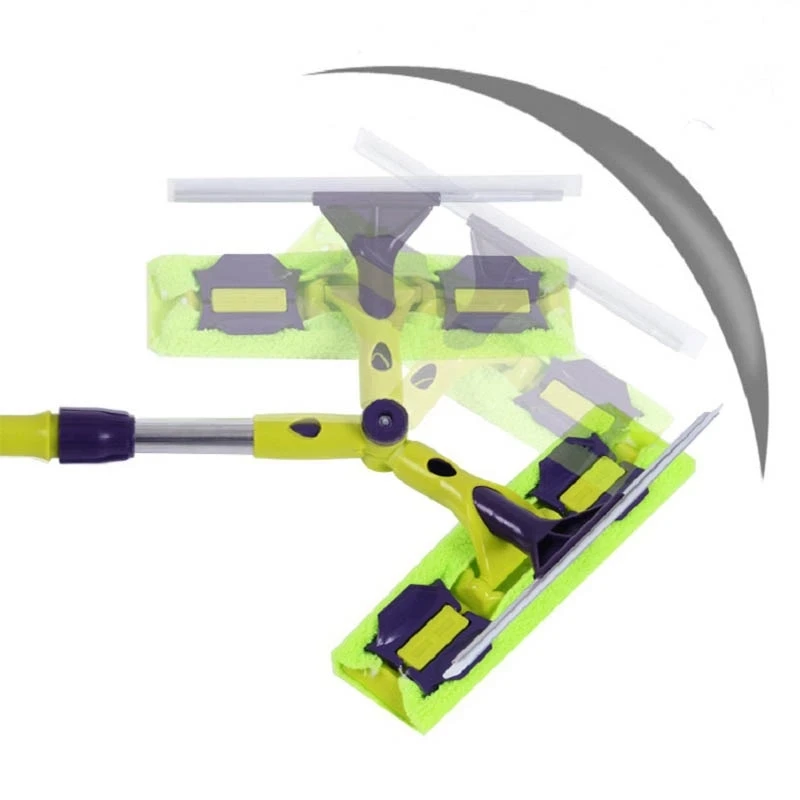 Оконное стекло двухсторонняя вращающаяся Чистящая Швабра телескопическая