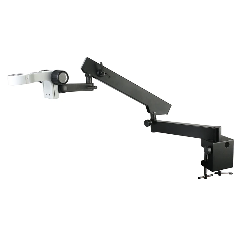  Universal Adjustable Direction Articulating Clamp Holder Bracket Arm 76mm Microscope Stand For Ster