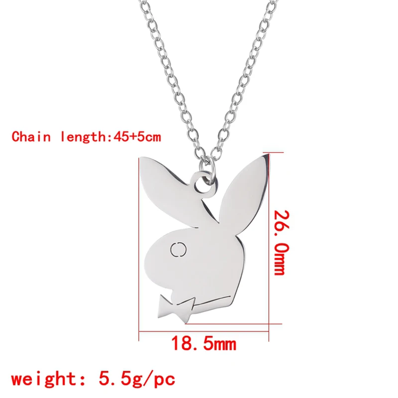 Billie Eilish Pendant Necklace Link Chain Stainless Steel Lock Pendant Necklace Couple Gifts
