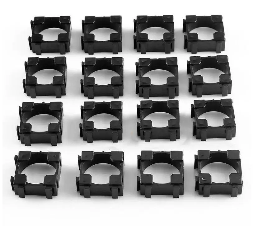 

100pcs/lot MasterFire Plastic 18650 Battery Cell Holder Safety Spacer Radiating Shell Storage Bracket For 1x 18650 Battery Case