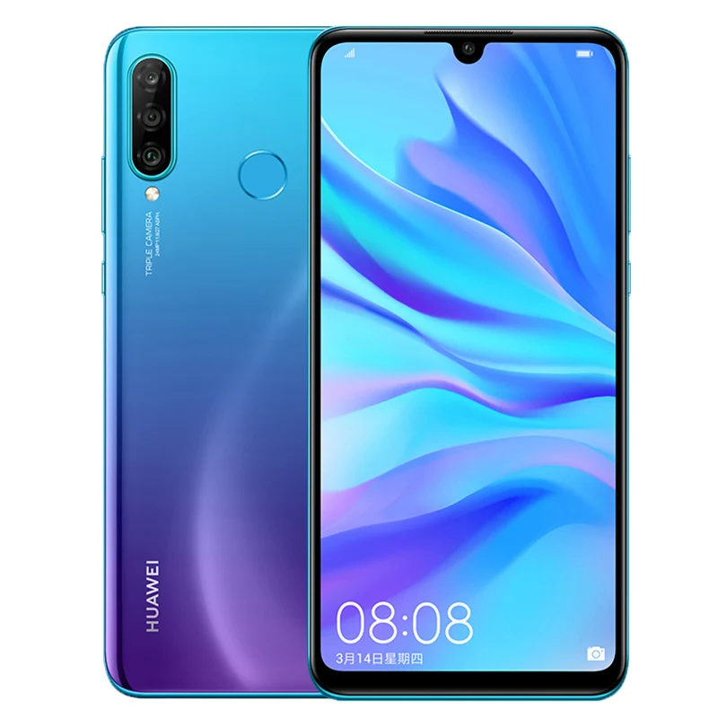 DHL, быстрая, HuaWei Nova 4E P30 Lite, мобильный телефон Kirin 710, Android 9,0, 6,15 дюймов, 2312X1080, 6 ГБ ram, 128 ГБ rom, отпечаток пальца, 32 МП