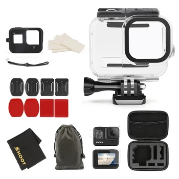 

for GoPro Hero 8 Black Action Camera 60M Waterproof Case Accessory Set Protective Cover Housings Mount for GoPro 8 Camera