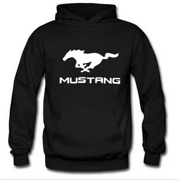 

Hoodies Men Mustang Car Logo Print Sweatshirt Spring Autumn Fashion Men Hoodie hip hop harajuku Casual Hoody Fleece tracksuit