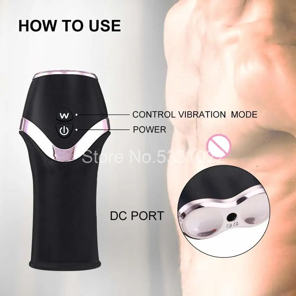 Male Penis Glans Vibrator Glans Trainer Ghost Exerciser Glans Massager Toy Sex Man Masturbation Delay Training Of Strong Shock