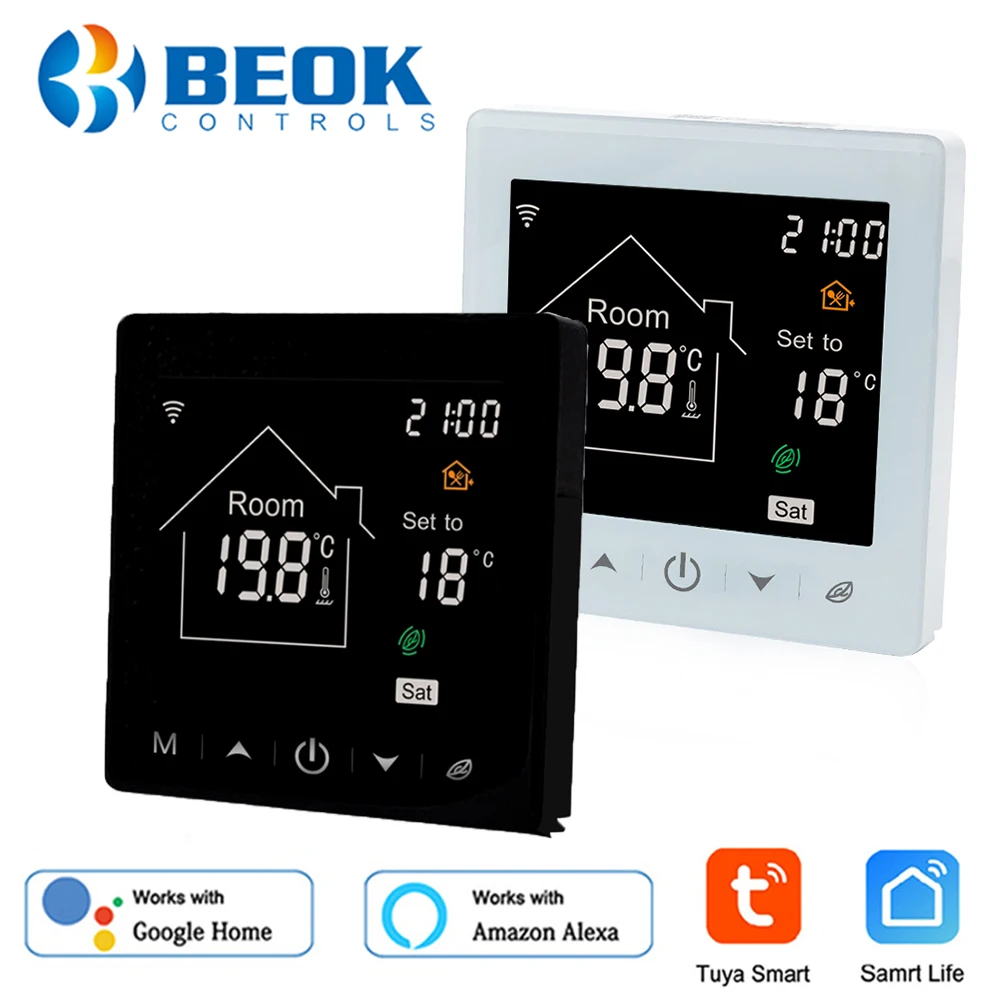 Beok Tuya WIFI inteligente termostato de agua eléctrica/calefacción de piso caliente suelo regulador de temperatura de Control inteligente hogar