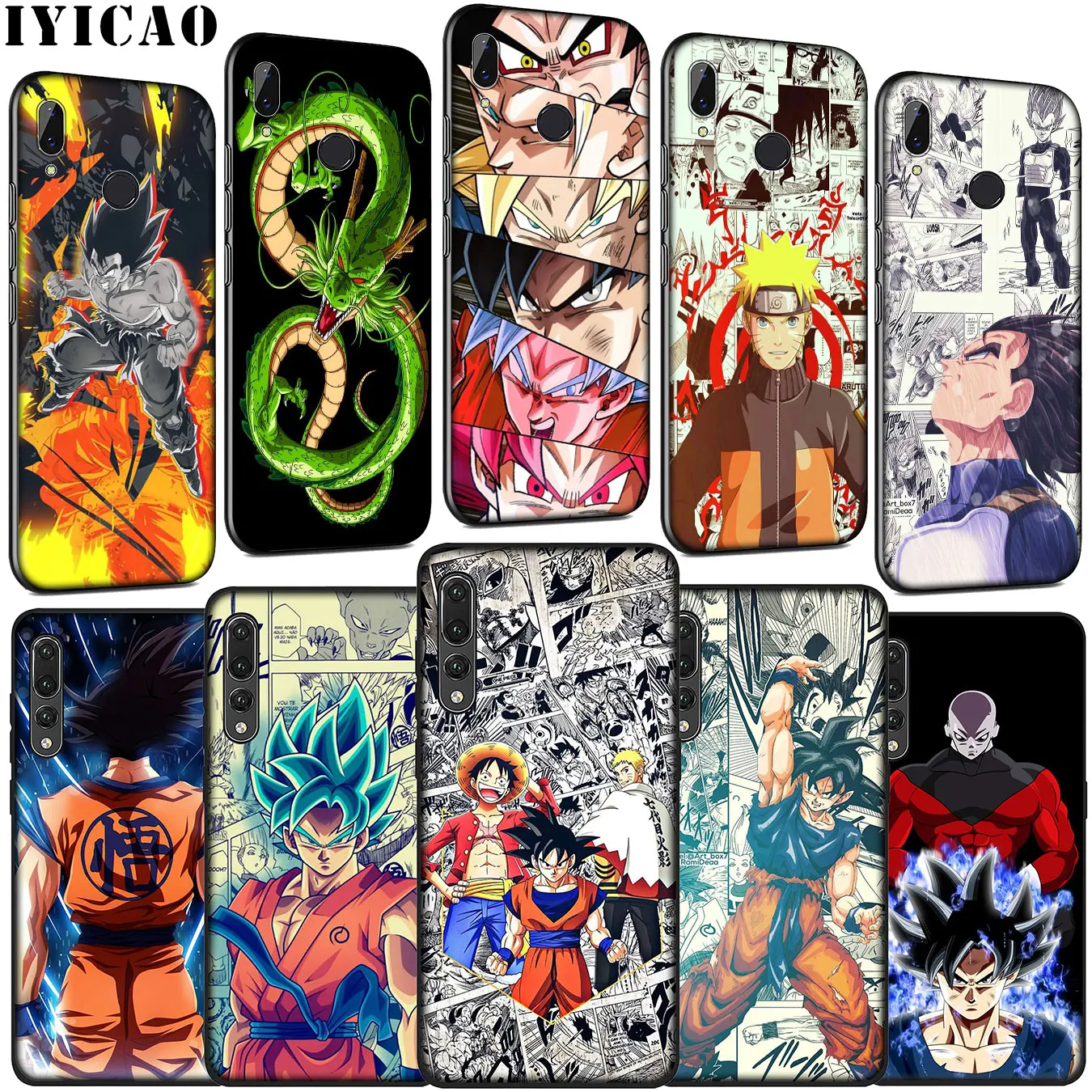 

Anime DRAGON BALL Z DBZ Goku Soft Silicone Cover Case for Huawei P30 P20 Pro P10 P9 Lite Mini 2017 2016 P Smart Z Plus 2019