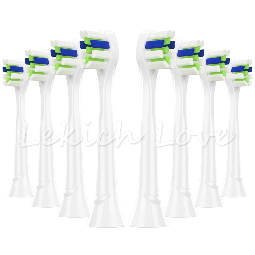 8 шт. мини-насадки для зубных щеток Philips Sonicare, подходят для Philips Sonicare, детская зубная щетка 2 серии, Flexcare - Цвет: 8Pcs Brush Heads