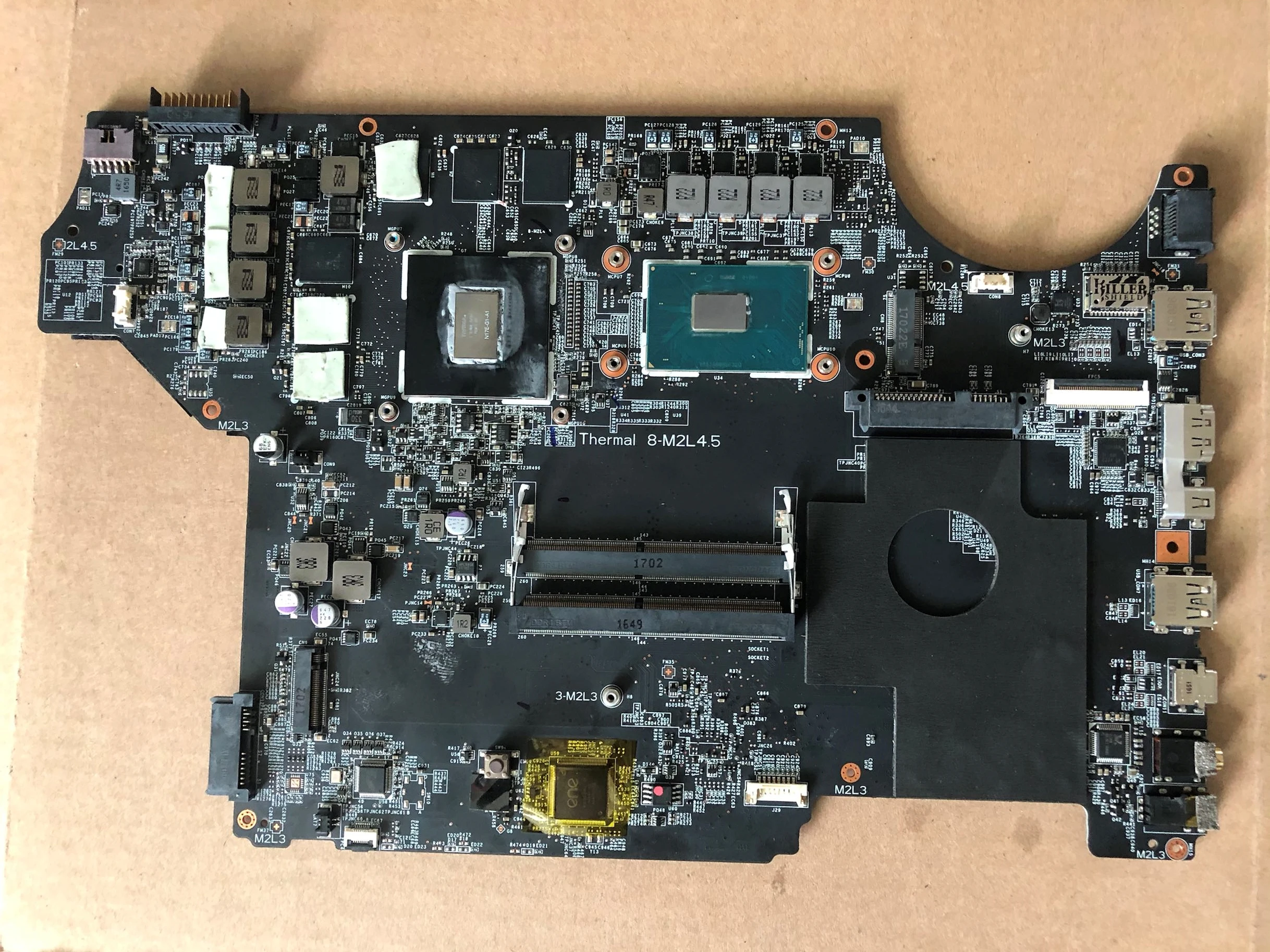 Original For Msi Ge62vr Ge72vr Notebook Motherboard Ms16jb1 Ms16jb 1.