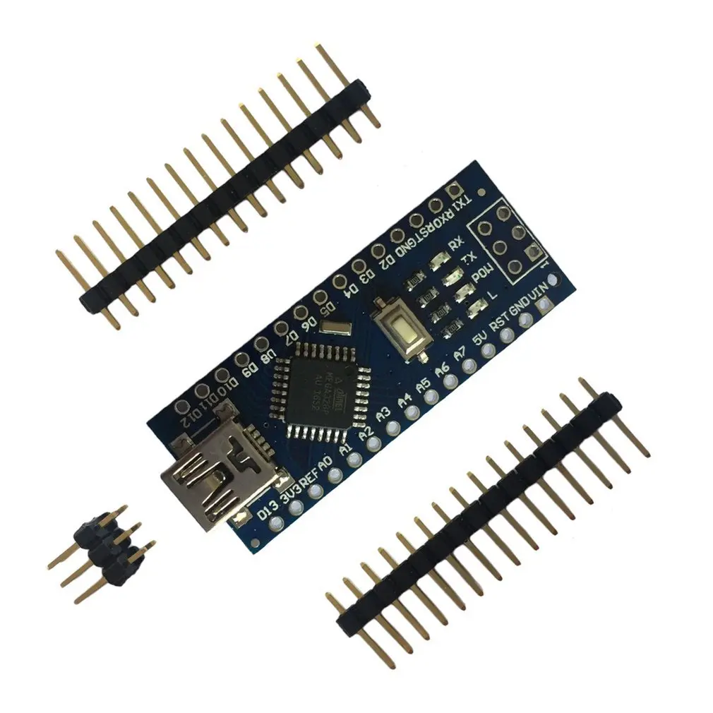 2017 Newest1 шт Nano V3.0 ATmega328P модуль Плата + Бесплатный мини USB кабель для Arduino совместимый