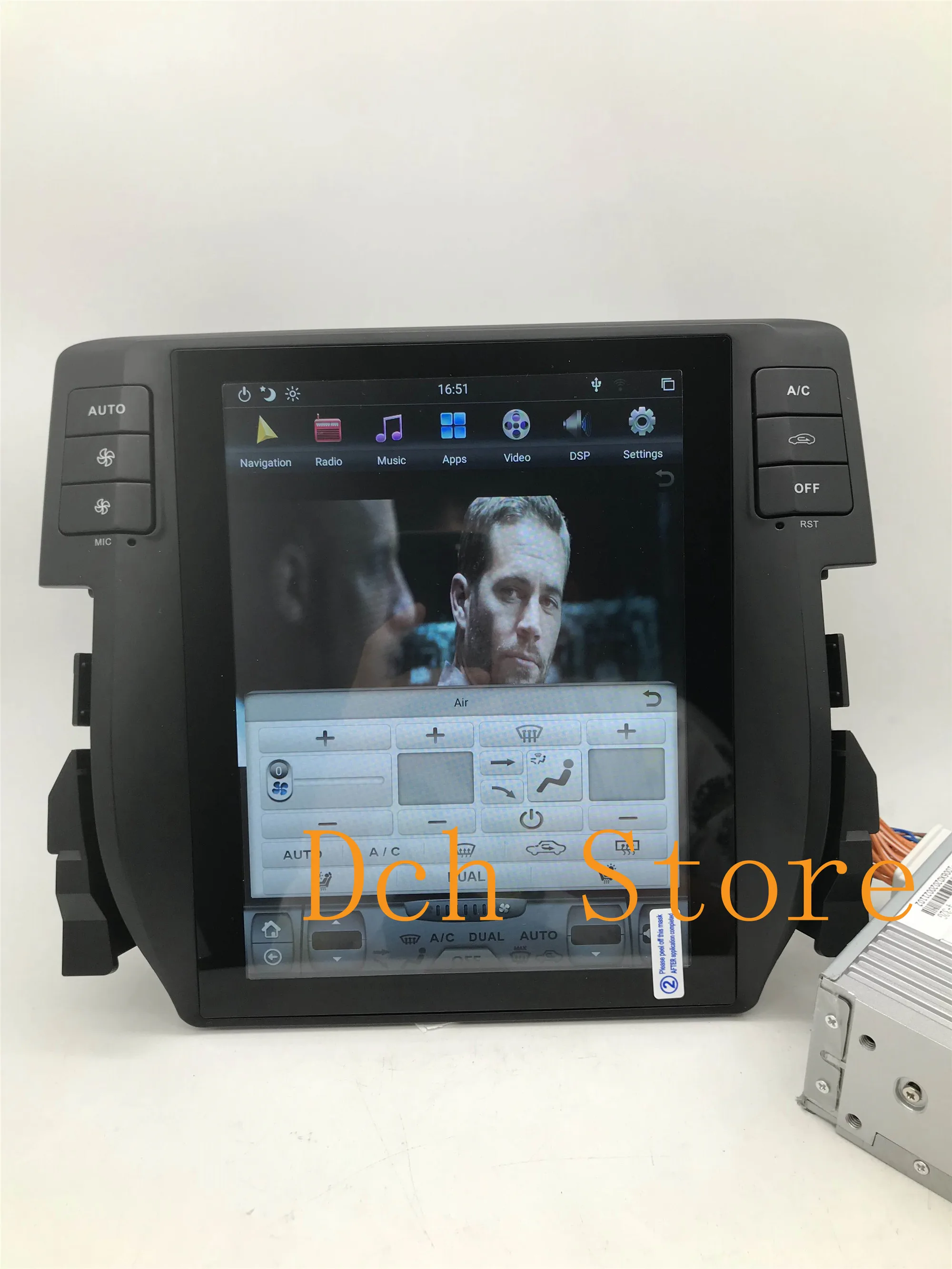 Вертикальный экран в стиле Tesla Android 9 0 автомобильный DVD GPS навигатор плеер для Honda