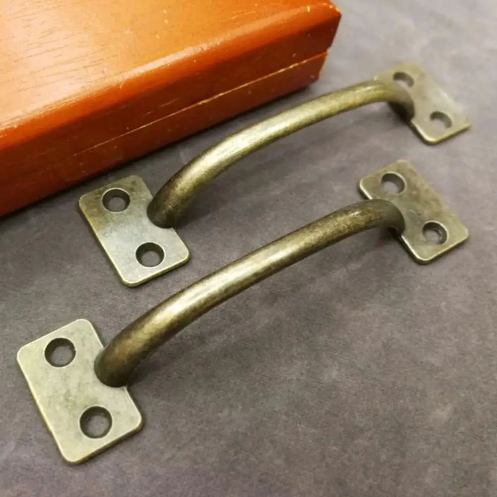 4 шт. зеленая бронзовая дверная ручка Европейского антикварного ящика с одним