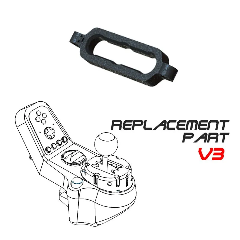 Replacement For “Mod Cambio” V3.5 H-Shifter [Logitech G25 / G27 / G29 / G920] (Pc, Ps3, Ps4, Ps5, Xbox) – 3Drap Sim Racing Equipment