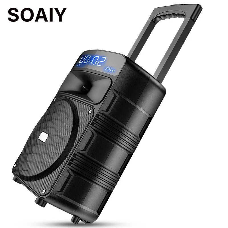 

T50 Outdoor Mobile Trolley Speakers Bluetooth Large Volume Audio Support Wireless Mic Home Party Performance Subwoofer Speaker