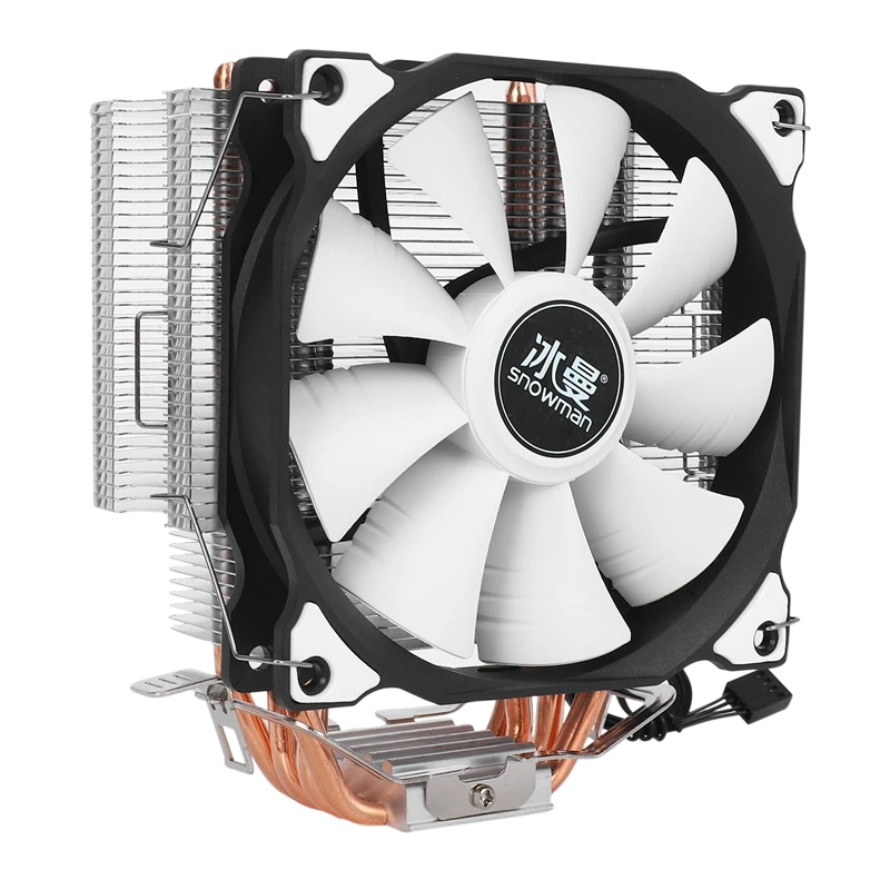SNOWMAN CPU Cooler Master 4 Pure Copper Heat-pipes freeze Tower