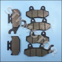 Semi-Metallic Brake Pads Kit 2004-2012 For Yamaha Raptor 700 Rhino 450 Rhino 660 1S3-W0045-10-00 5B4-W0045-00-00