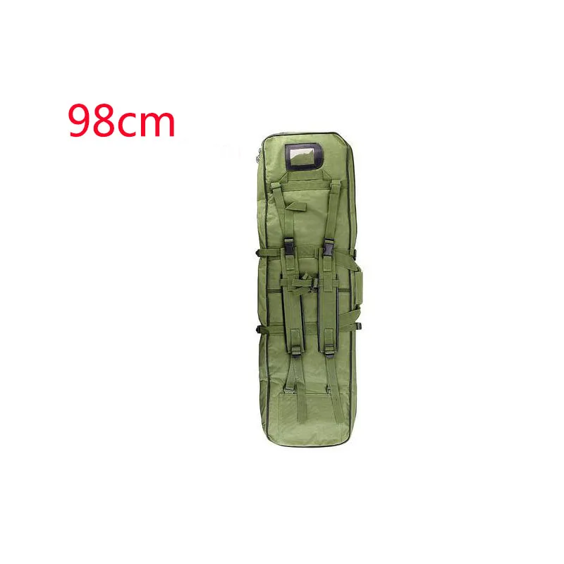 98cm green Открытый тактический рюкзак Кемпинг Туризм нейлоновая сумка на плечо Охота снайперская стрельба винтовка пистолет защита для переноски квадратная сумка - Цвет: 98cm green