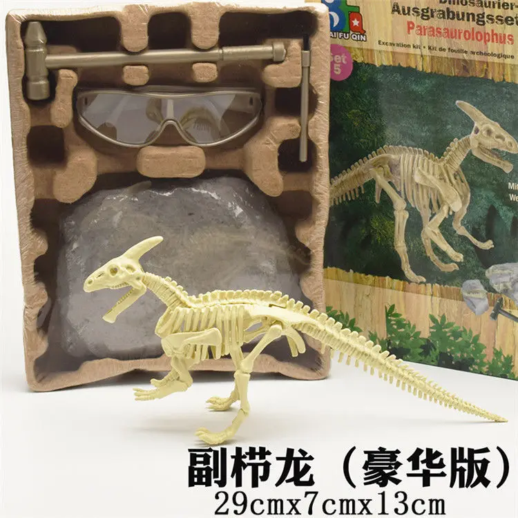 Dig динозавр ручной работы DIY собранный скелет T-Rex модель динозавра Fossil Archeology Dig игрушка набор
