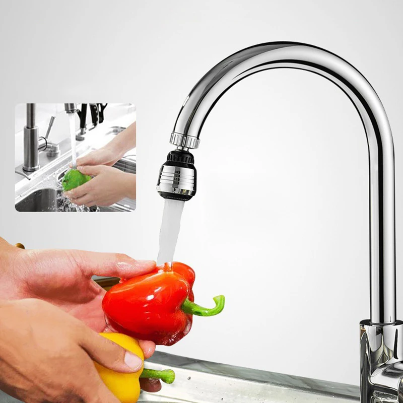 

360 Degree Kitchen Faucet Bubbler Aerator Adjustable Water Filter Diffuser Water Saving Nozzle Faucet Connector Shower Spray