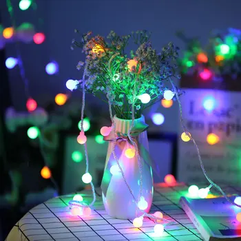 

20LED Fairy String Light Yard Wedding Outdoor Durable Xmas Decor Festival Garden Fairy String Super Bright Landscape Lamp