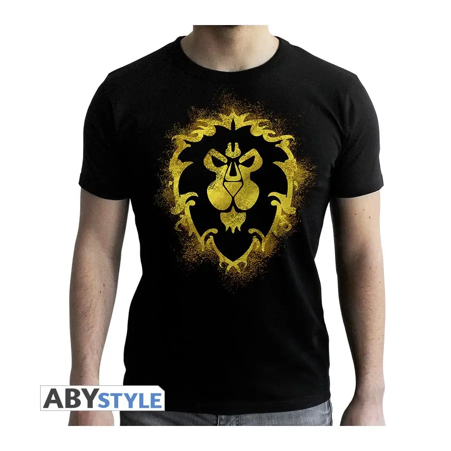 

World of Warcraft T-Shirt Alliance MEN Funny T-SHIRT Cartoon Classic Logo T-shirt