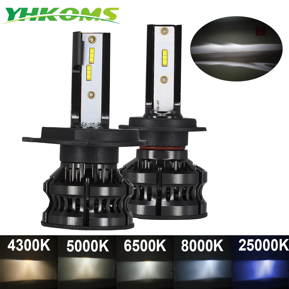 LED Car Lights LED Lights LED Bulbs LED Headlights LED Car Headlights Car Headlamps YHKOMS 110W 16000LM H4 H7 Led Headlight H11 Led H1 H8 H9 9006 4300K 6500K 8000K 10000K LED Bulb Car Light Auto Fog Light
