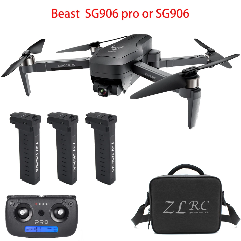 GPS Дрон Sg906 или SG906 PRO с 2 осевым стабилизатором самостабилизацией Wi Fi FPV 4K камерой