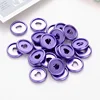 100PCS  Mushroom Hole Binding Disc Buckle Heart Colorful Round Rings PlasticLoose Leaf Ring Book DIY Binder Notebook Office ► Photo 3/5