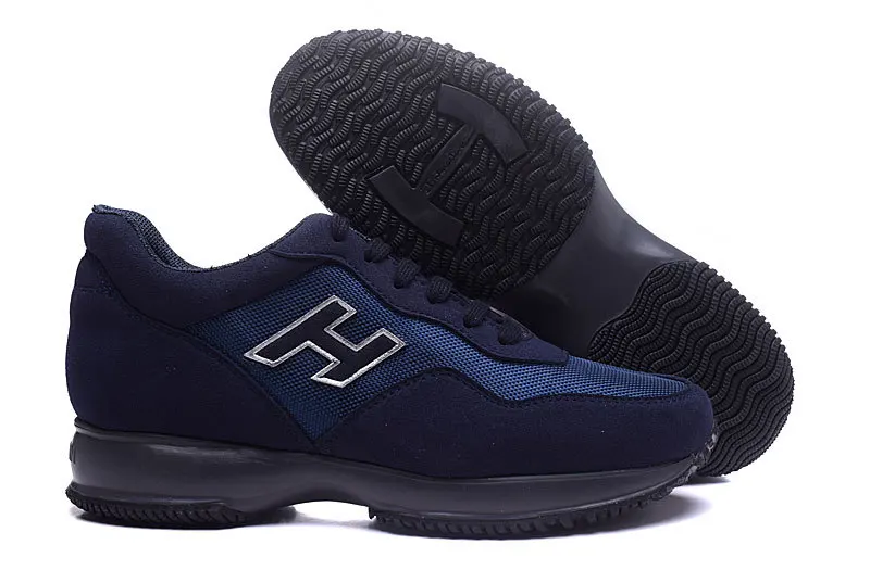 Hogan Scarpe/Лидирующий бренд; мужская повседневная обувь; Masculino; популярные кроссовки из дышащего сетчатого материала на шнуровке; мужские кроссовки