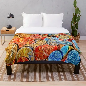 

Soft Blanket for Bed Sherpa Flannel Fleece Blanket Home Travel Sofa Soft Throw Blanket Charged Currency