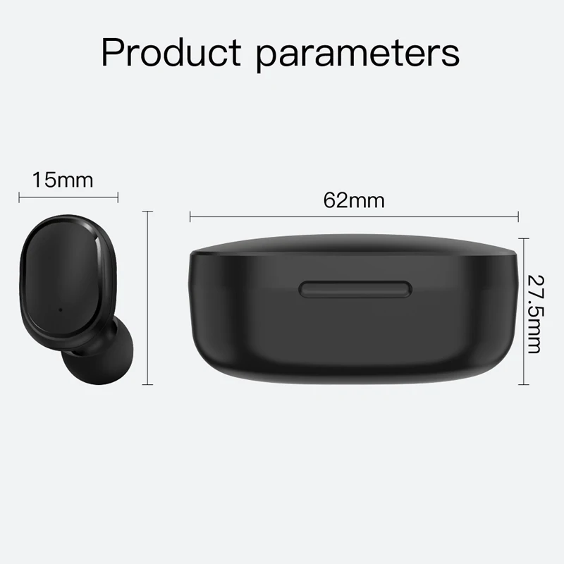 Fone de Ouvido Fone de Ouvido sem Fio Fones de Ouvido de Alta Esportes à Prova Água com Microfone Bluetooth Inteligente Display Digital Tws sem Fio Mini Fidelidade Estéreo In-ear Dwaterproof E6s - Image 6
