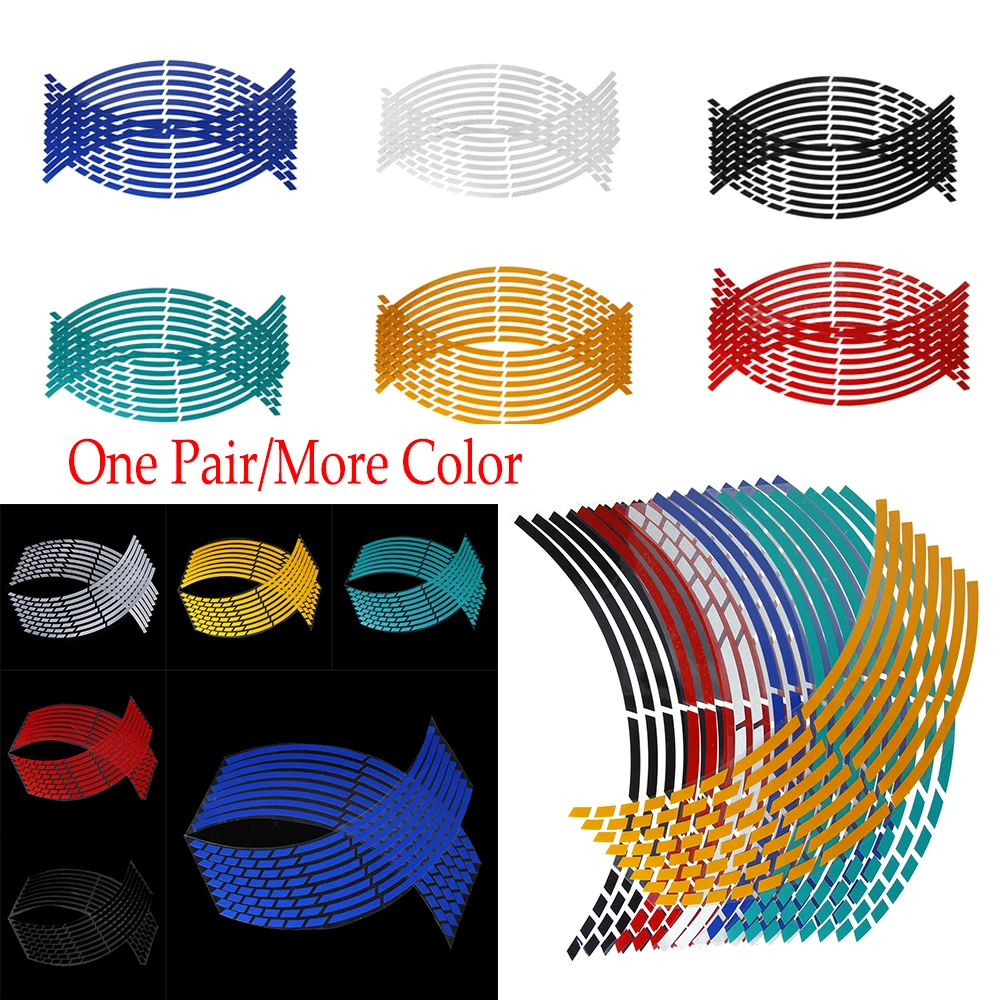 10Pcs Children's Balance Bike Reflective Sticker Wheel Decals Reflective Tire Applique Tape Safety Stickers Bicycle Accessories