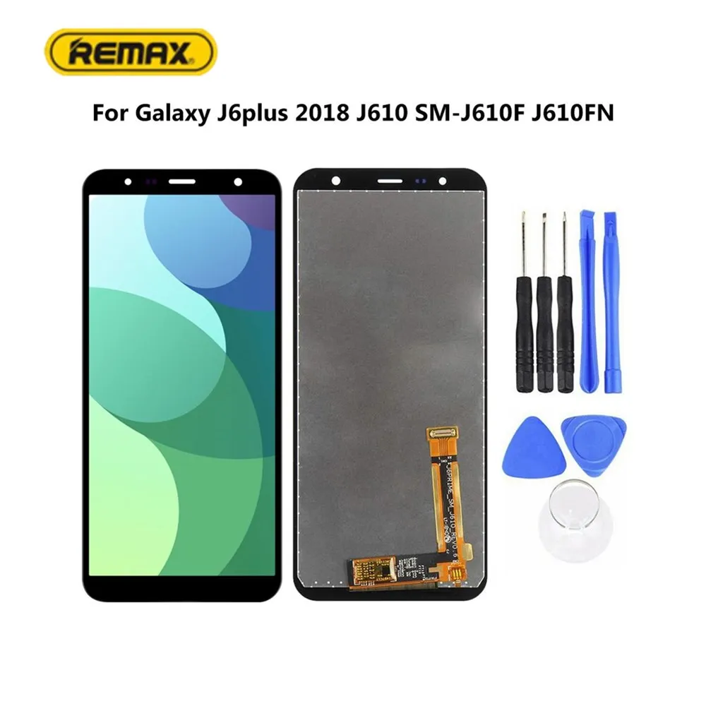Оригинальный сменный ЖК дисплей Super AMOLED J6plus для SAMSUNG GALAXY 2018 J610 SM J610F J610FN сенсорный