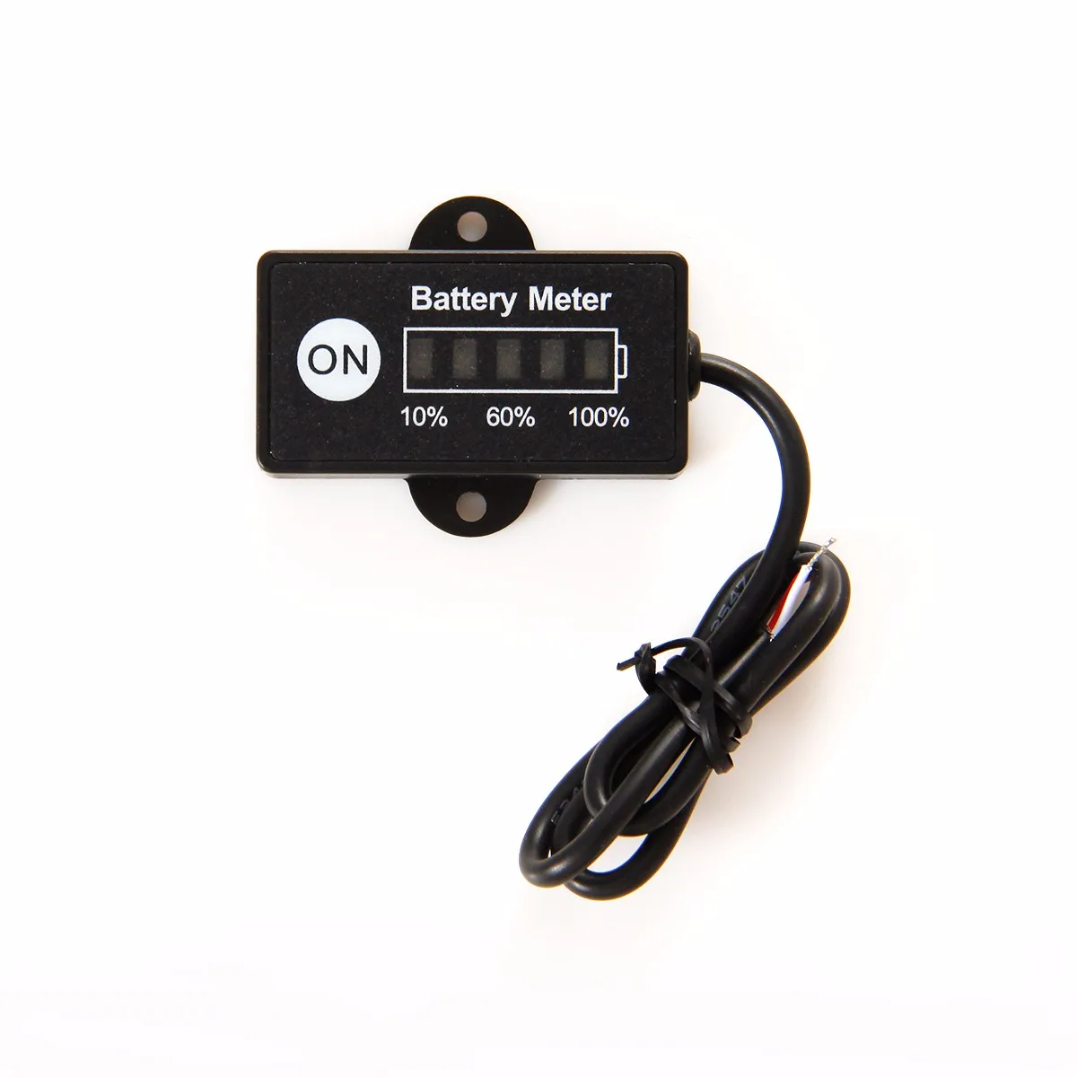 12 V/24 V Индикатор свинцово-кислотной батареи для мотоциклов гольф тележки автомобиля морской ATV с 5 сегментами светодиодный индикатор