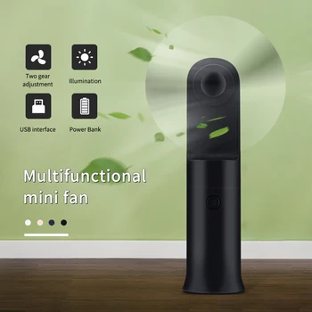 

2020 Summer Portable Fan Led Night Light Small Fan Multi-Function Mini Fan As For Power Bank Fan Outdoor Charging Small Fan
