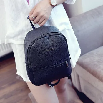 

2020 Women Leather Backpacks For Girls Sac a Dos School Backpack Female Travel Shoulder Bagpack Ladies Casual Daypacks Mochilas