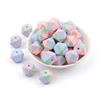 Silicone Beads 14mm Hexagon Mini  Smaller Beads Teething Necklace Silicone Teething Beads For Baby Teether BPA Safe Beads ► Photo 3/6