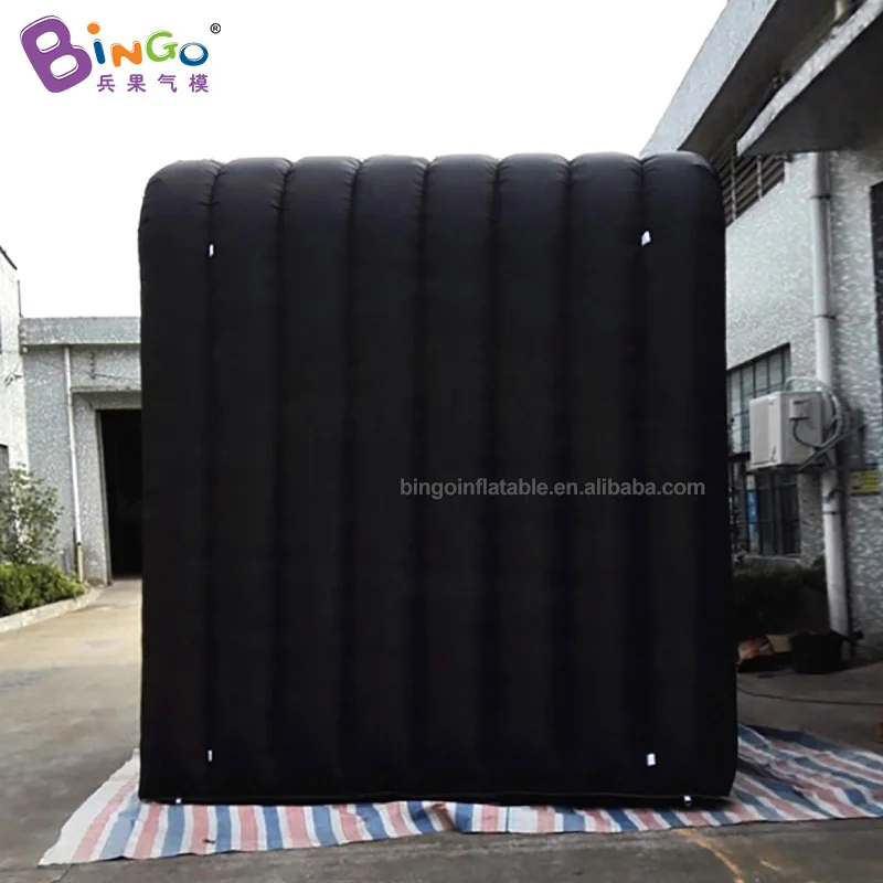 Customized 3X3.5X3.5 Meters Inflatable Black Tunnel Tent Hot Sale Inflatable Diy Tent for Events Toy 4