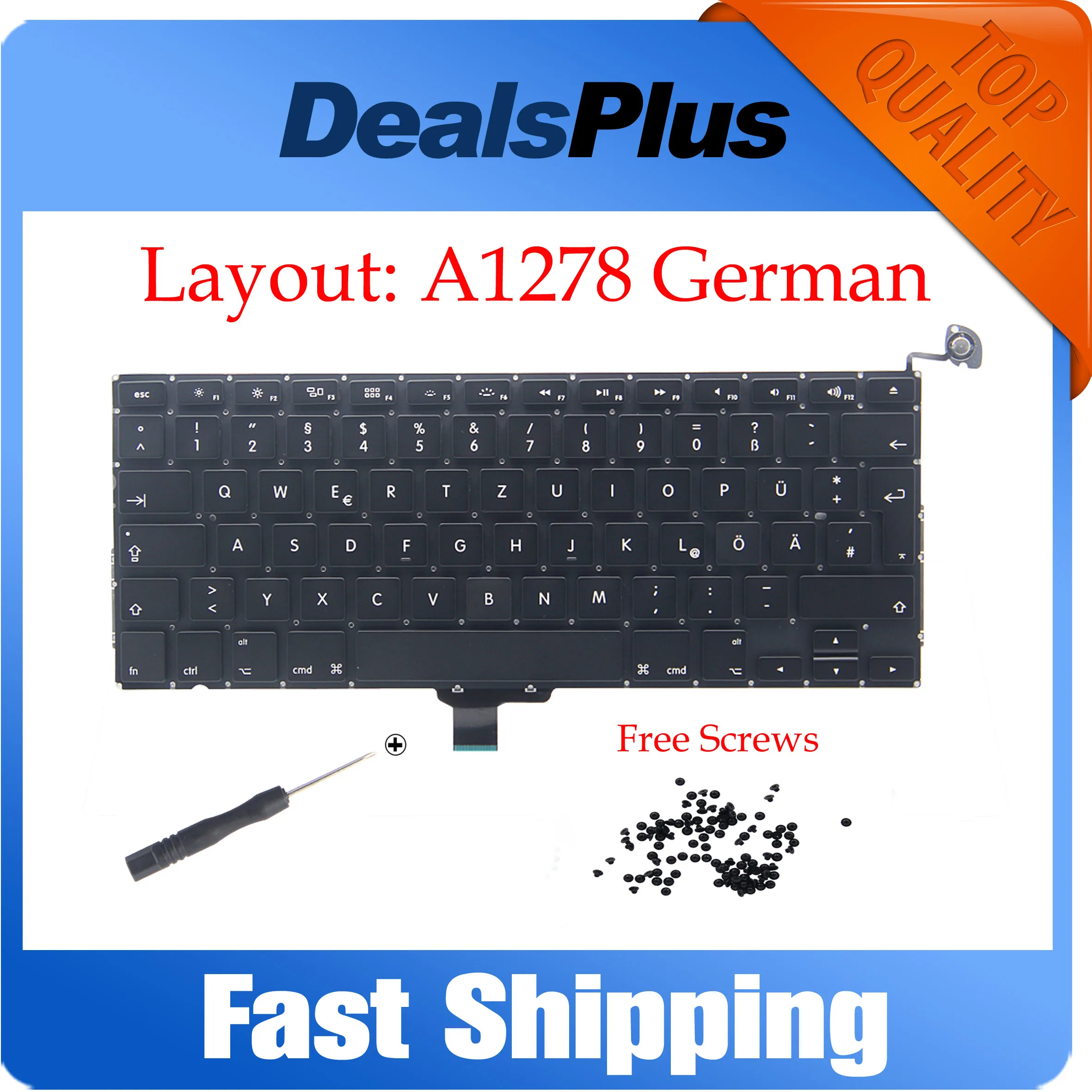 Новый ноутбук A1278 GR немецкая клавиатура для Macbook Pro 13 дюймов MC374 MB990 MB991 MB466 MC700 MC724 MD313