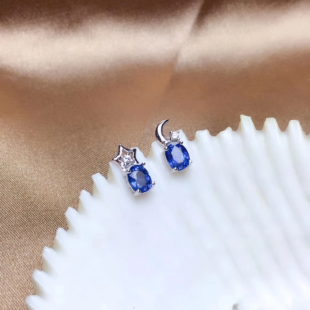 Handmade 925 Argent Saphir Bleu Naturel Boucle d'oreille Bijoux Noël PROMOTION Handmade 925 Argent Saphir Bleu Naturel Boucle d'oreille Bijoux Noël PROMOTION