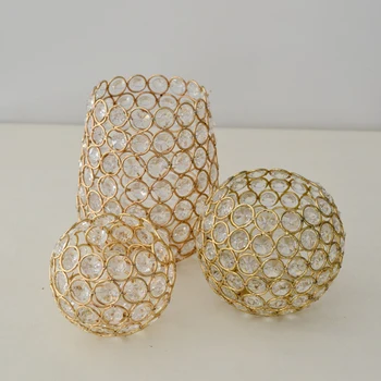

HeyMamba Gold Sliver Crystal Candle Holders Lamp Shades Metal Candlesticks Lamp Cover