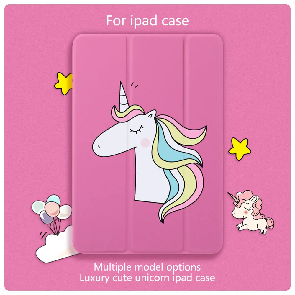 Чехол с единорогом для iPad Pro 11 симпатичный чехол 2020 Mini 5 7 поколения Air 3 10 12 9 2018 6 2
