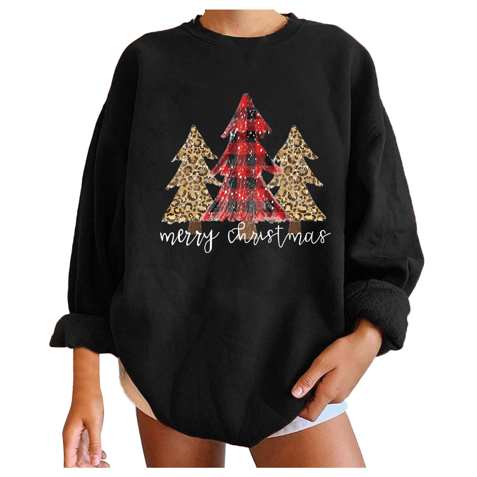 Tops Christmas Hours 2022 Autumn Winter Hoodies Women Christmas Cartoons Printed Sweatshirts Pullover  Tops Casual Loose Oversized Tops 2022 Harajuku #C4|Hoodies & Sweatshirts| -  Aliexpress