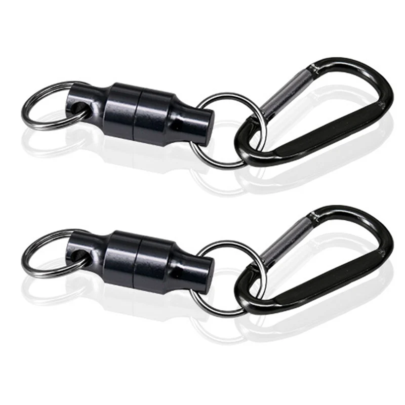 

2 Pcs Camping Carabiner Buckles Tools Outdoor Sports Single/Double Hanger Clip Hiking Trekking Fishing