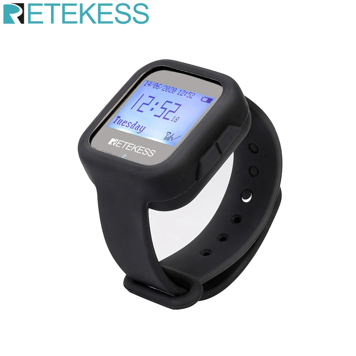 Retekess TD106 Waterproof Watch Receiver For Wireless Calling System Waiter Restaurant Equipment Cafe Office Customer Service wireless calling system