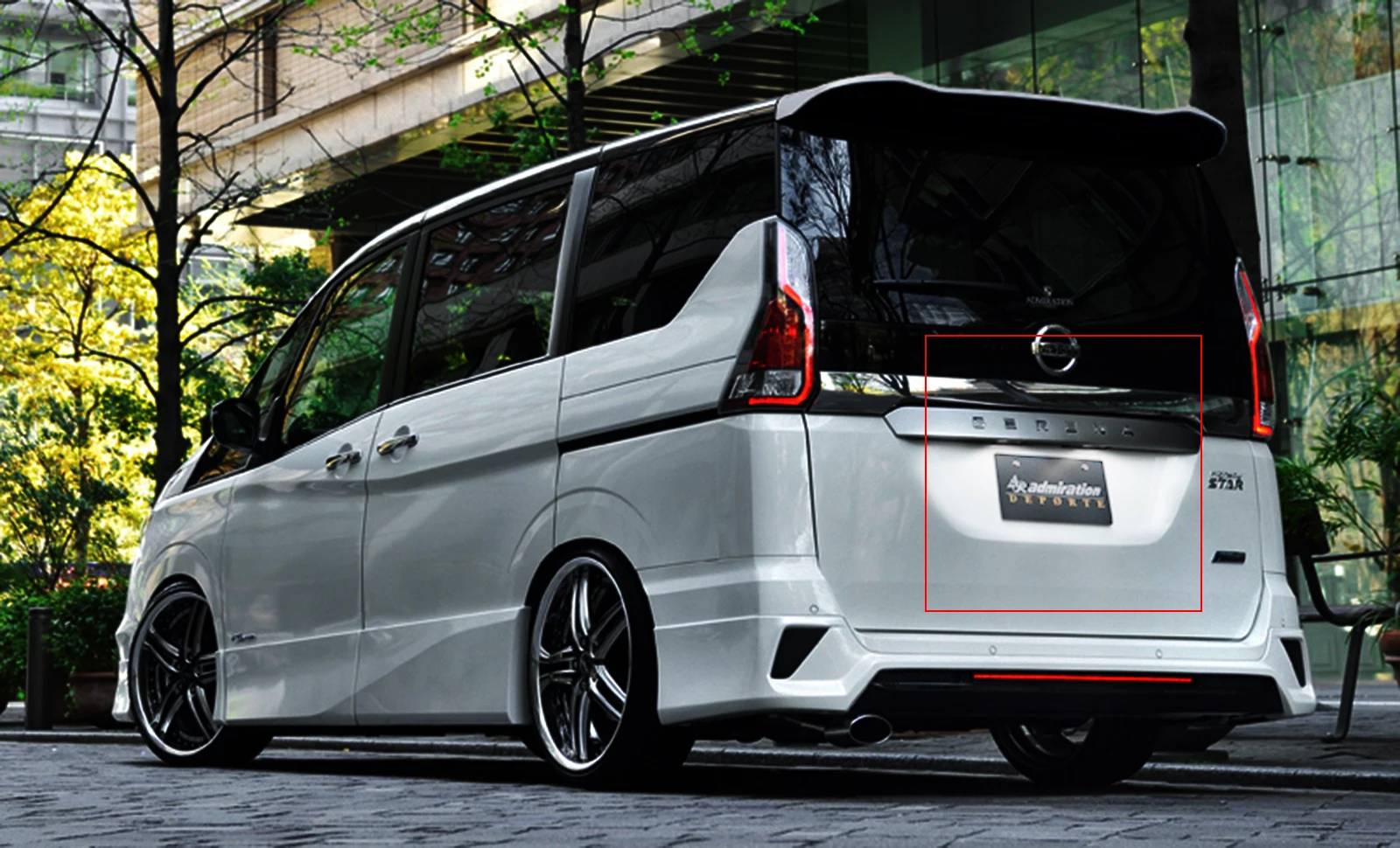 2х белый светодиодный светильник номерного знака для Nissan MPV Serena C27